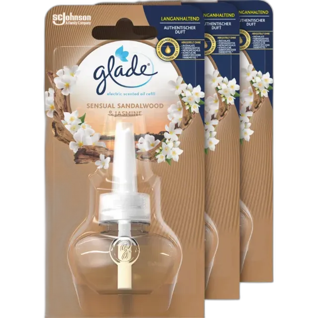 Immagine del prodotto Glade Ricarica profumatore Sensual Sandalwood & Jasmine 3 x 20 ml