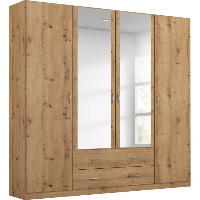 Immagine del prodotto Armadio con ante battenti Case Specchio Rovere Artisan 181 x 197 x 54 cm