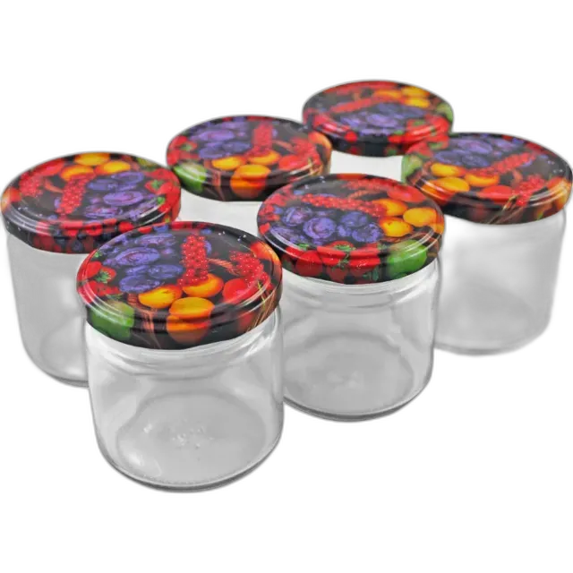 Immagine del prodotto Vasetti da 210 ml con coperchio, 6 pezzi