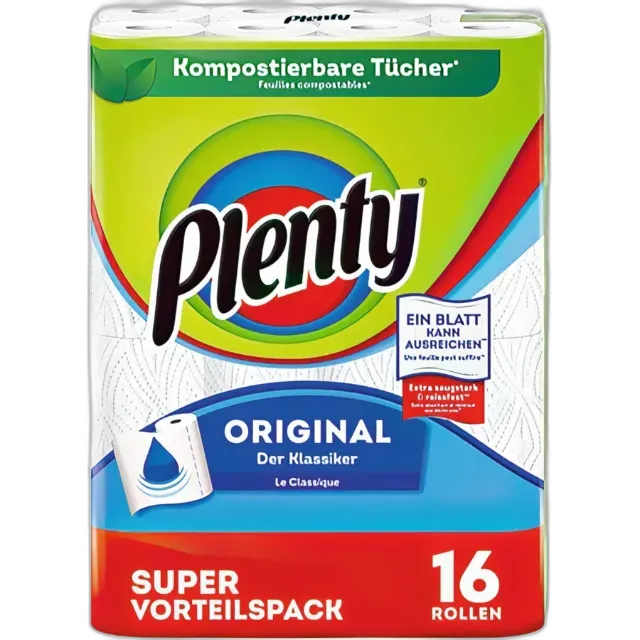 Image du produit Plenty Papier ménage Original White 16 rouleaux