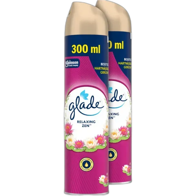Immagine del prodotto Glade Fresh Relaxing Zen fragranza spray 2 x 300 ml