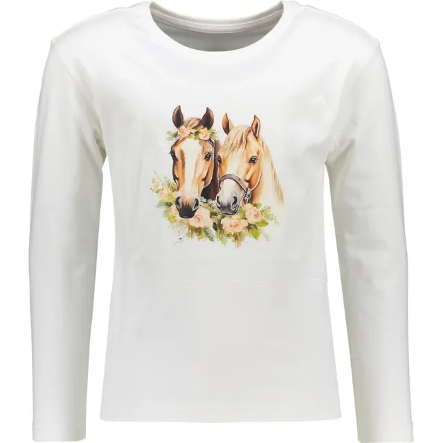Immagine del prodotto Maglietta per bambini cavallo color avorio