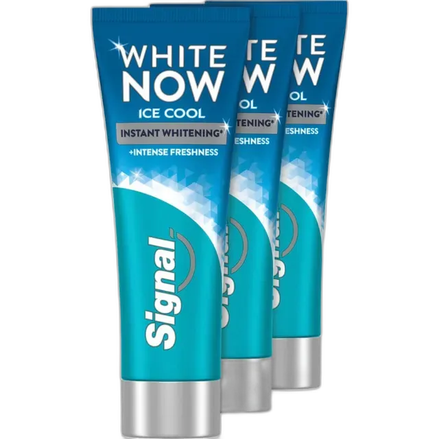 Image du produit Signal Dentifrice White Now Ice Cool 3 x 75 ml