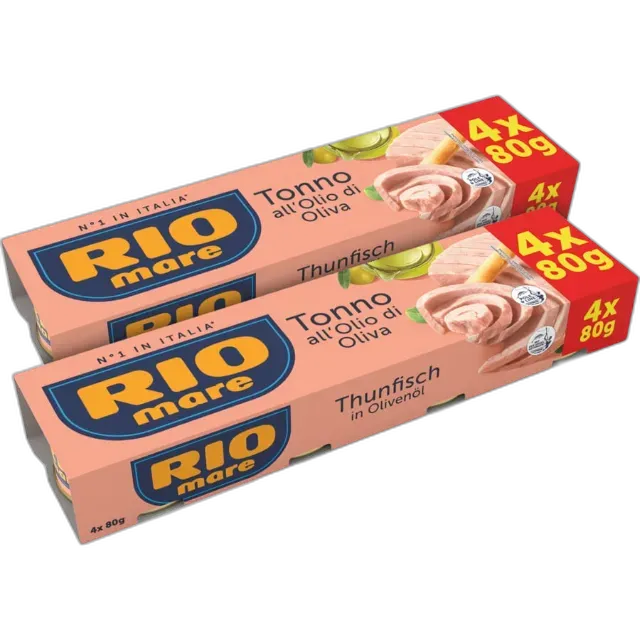 Produktbild zu Rio Mare Thunfisch Olivenöl 2 x 4 x 80 g
