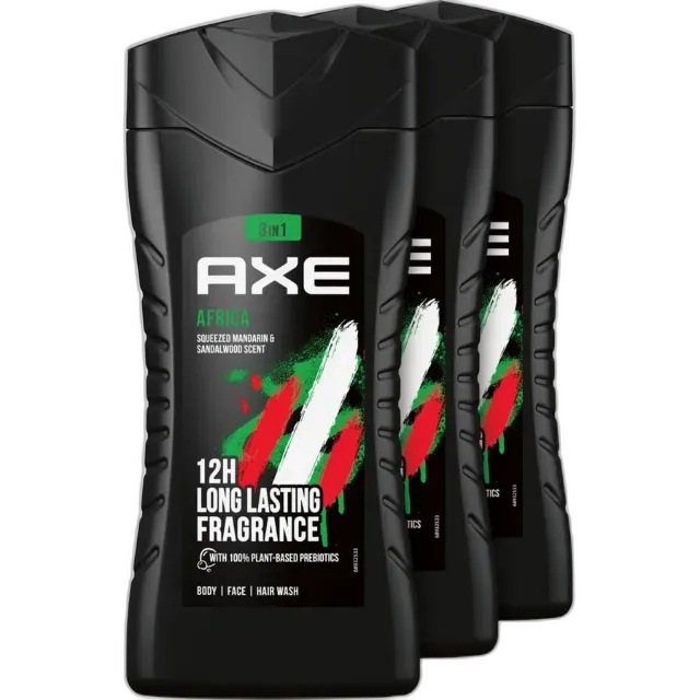 Image du produit Axe Douche Africa 3 x 250 ml