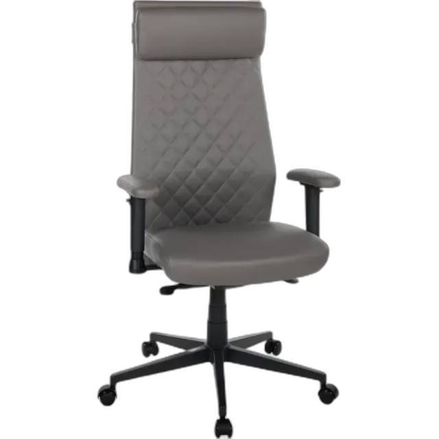 Immagine del prodotto Sedia da ufficio Matterhorn in microfibra look pelle grigio