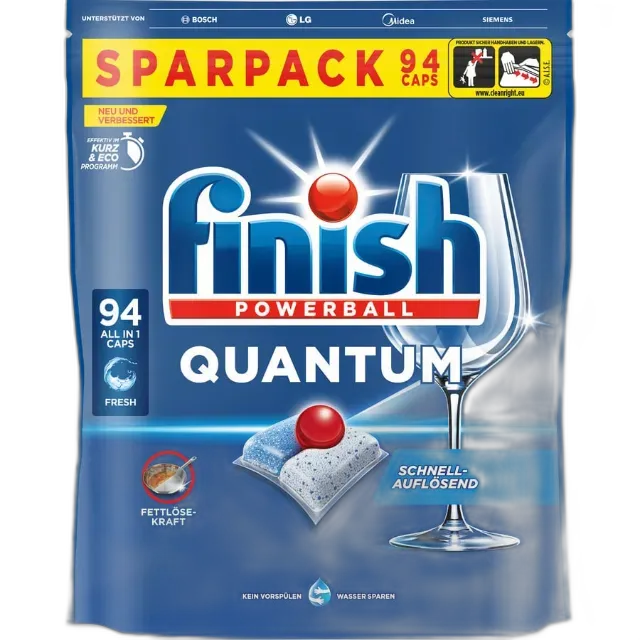 Produktbild zu Finish Geschirrspültabs Quantum Fresh 94 Tabs