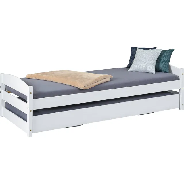 Immagine del prodotto Letto Vindas in pino massiccio laccato bianco