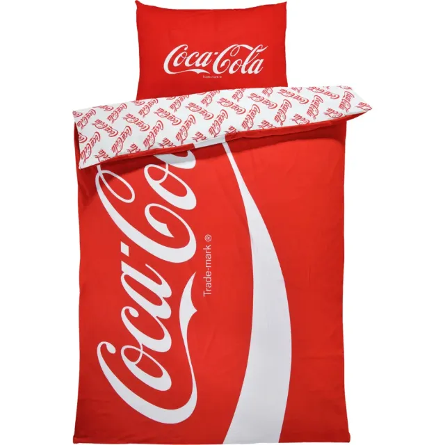 Produktbild zu Coca-Cola-Bettwäsche 160 x 210 cm