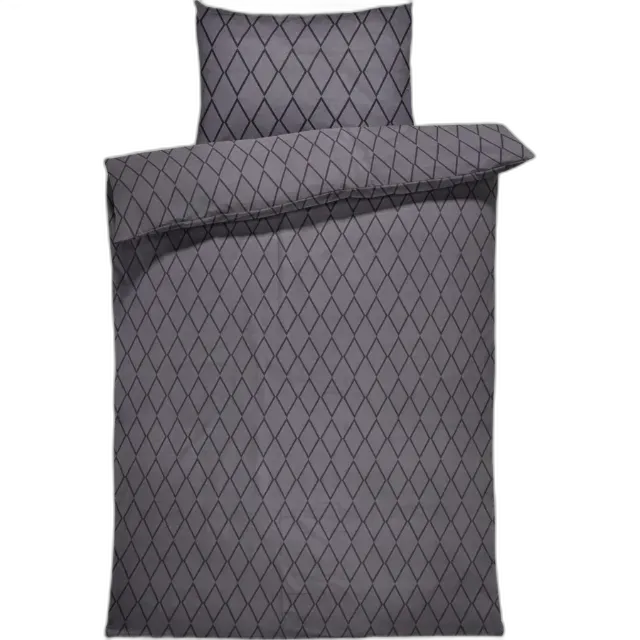 Image du produit Linge de lit Renforcé, motif alvéolé, anthracite