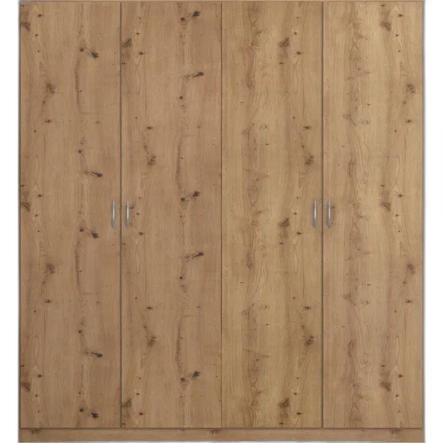 Produktbild zu Drehtürenschrank Case Dekor-Druck Eiche Artisan 181 x 197 x 54 cm