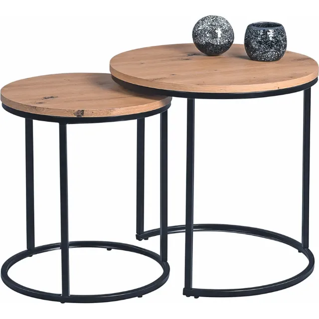Immagine del prodotto Tavolino Denver decor rovere Artisan set di 2