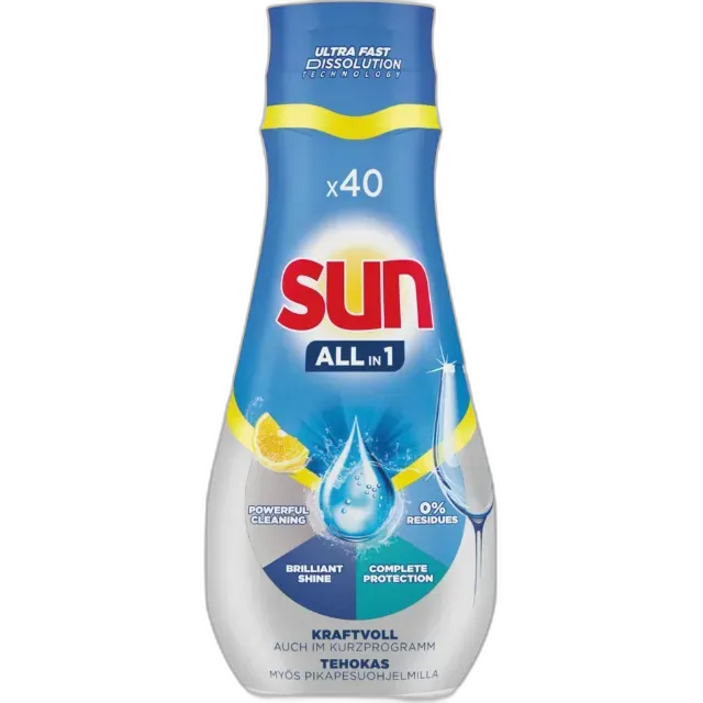 Immagine del prodotto Sun Detersivo per lavastoviglie All In 1 Gel 2 x 700 ml
