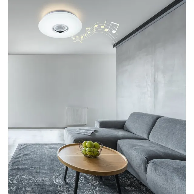 Image du produit LED plafonnier Nicole, Ø 39,5 cm, intensité variable