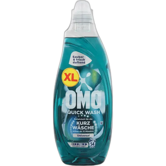 Immagine del prodotto Omo detersivo liquido Quickwash Universal 54 cicli di lavaggio