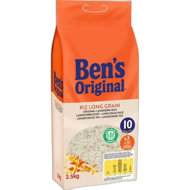 Image du produit Ben's Original riz long grain 2,5 kg