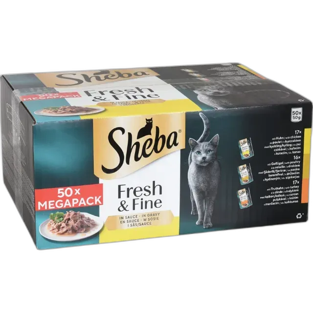 Image du produit Sheba Fresh & Fine Volaille 50 x 50 g