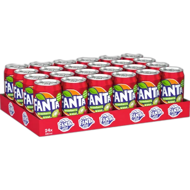 Produktbild zu Fanta Erdbeer/Kiwi 24 x 33 cl