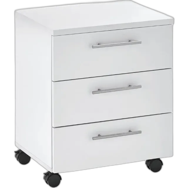 Image du produit Caisson à roulettes Sven décor blanc 40 x 56 x 39 cm