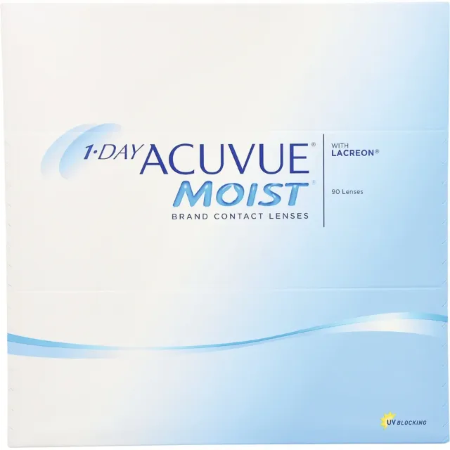 Image du produit 1-Day Acuvue Moist 90 lentilles de contact journalières