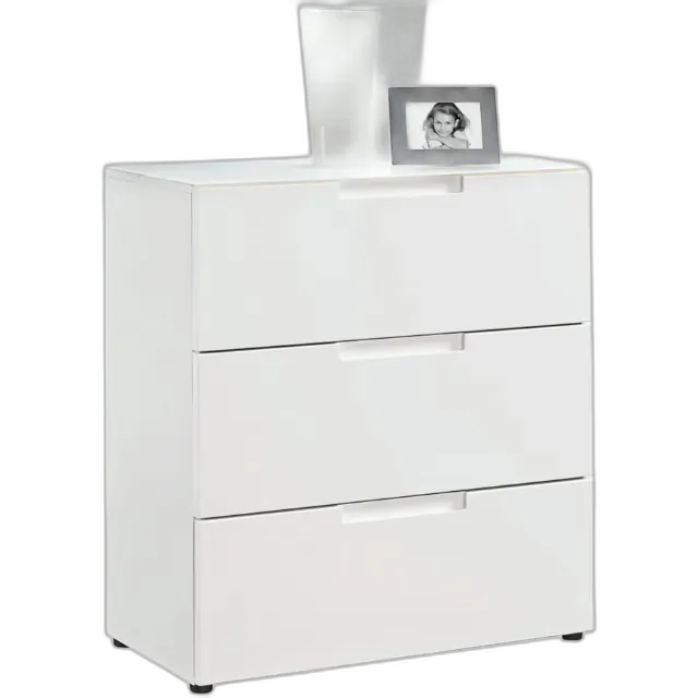 Immagine del prodotto Cassettiera Milano decoro vetro smerigliato lucido 80 x 89 x 40 cm