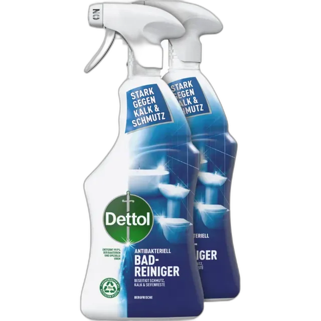 Immagine del prodotto Dettol Detergente per bagno 2 x 750 ml