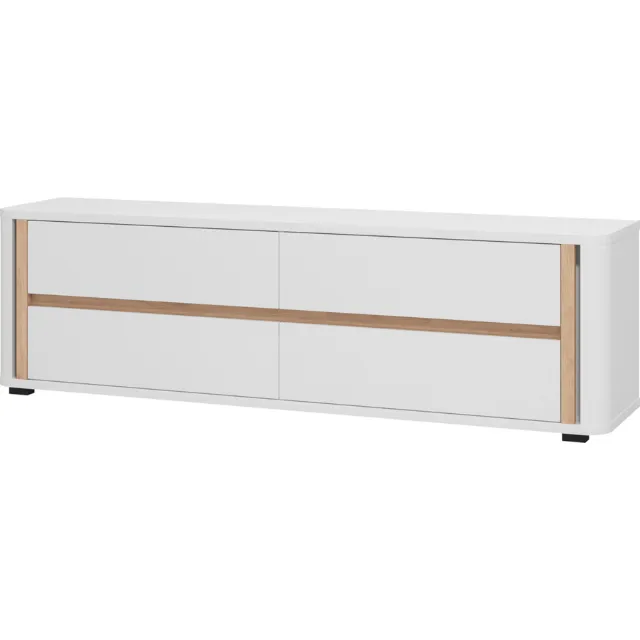 Produktbild zu TV Möbel Brighton Dekor weiss 176 x 52 x 40 cm