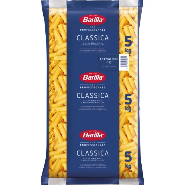 Immagine del prodotto Barilla Tortiglioni No 83, 5 kg