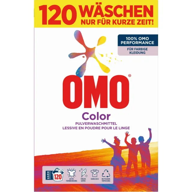 Immagine del prodotto Omo Detersivo per Colorati in Polvere 120 lavaggi