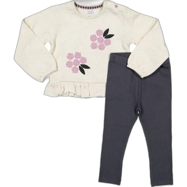 Produktbild zu Baby-Set Blumen, 2-teilig