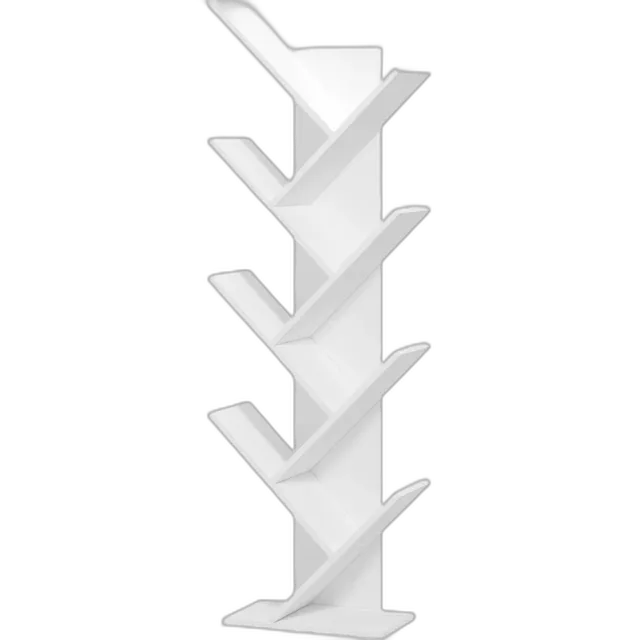 Image du produit Étagère Monopoli, finition blanche, 49 x 148 x 24 cm