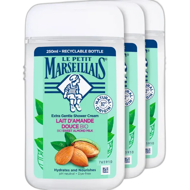Immagine del prodotto Le Petit Marseillais fare la doccia Süssmandel 3 x 250 ml