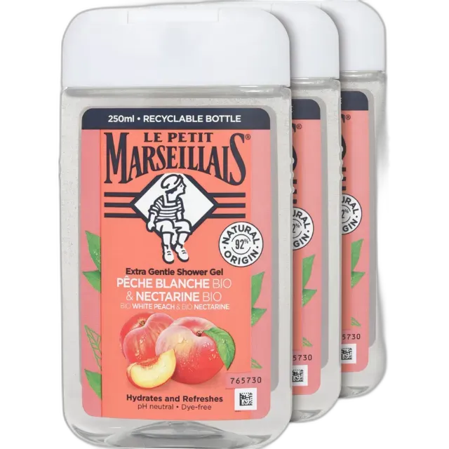 Immagine del prodotto Le Petit Marseillais dusch pesca/nettare 3 x 250 ml