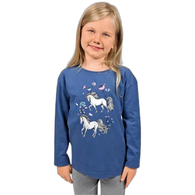 Immagine del prodotto Maglietta per bambini cavallo blu