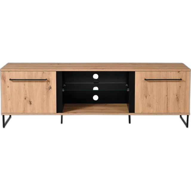 Immagine del prodotto Mobile porta TV Sardinia Melamina Artisan nero 171 x 54 x 42 cm