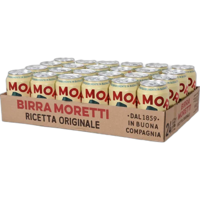 Immagine del prodotto Birra Moretti Lattine 24 x 33 cl