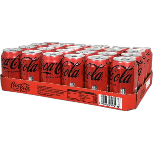 Image du produit Coca-Cola sans sucres 24 x 33 cl