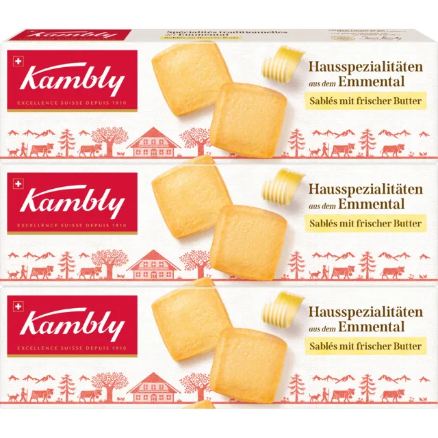 Immagine del prodotto Kambly Sablés al burro fresco 3 x 90 g