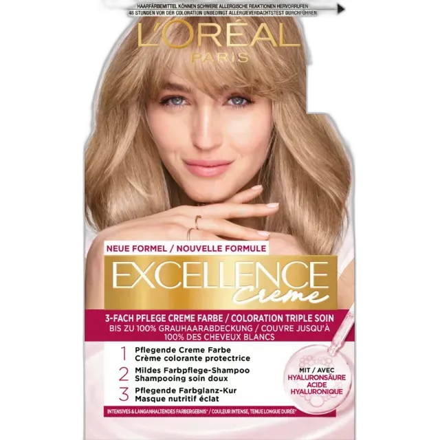 Produktbild zu L'Oréal Coloration Excellence Helles Aschblond 8.1