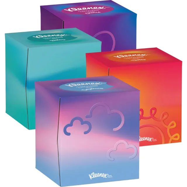 Immagine del prodotto Kleenex salvittine cosmetiche cube 4 x 48 fogli