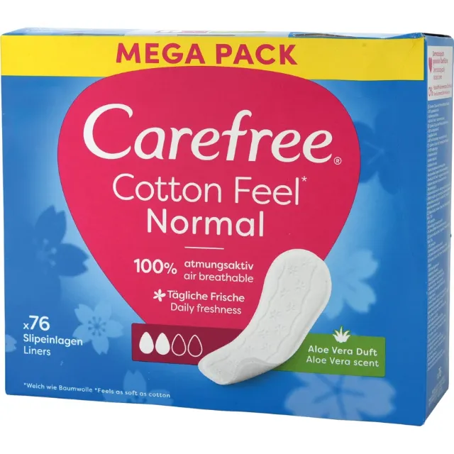Immagine del prodotto Carefree Salvaslip Cotton Feel Aloe Vera 76 pezzi
