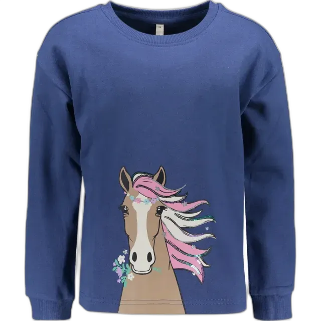 Immagine del prodotto Maglietta per bambini cavallo blu