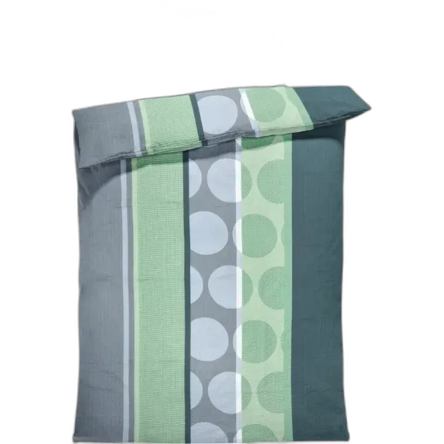 Image du produit Linge de lit en seersucker vert
