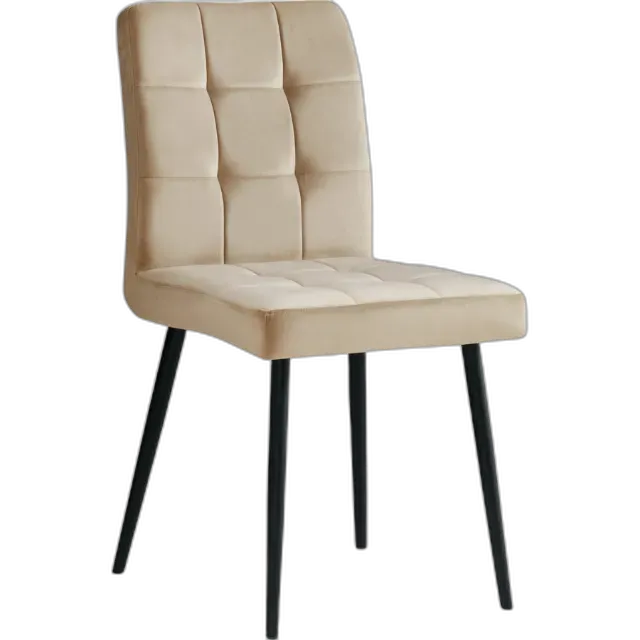 Image du produit Chaise rembourrée Diana velours beige