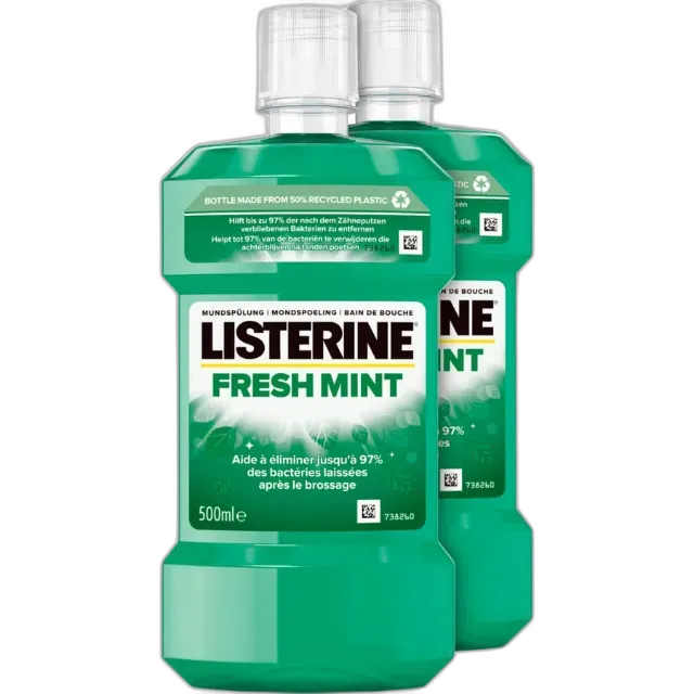 Produktbild zu Listerine Mundspülung Freshmint 2 x 500 ml