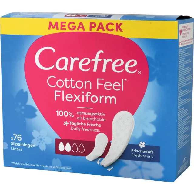 Immagine del prodotto Carefree Salvaslip Cotton Feel Flexiform 76 pezzi