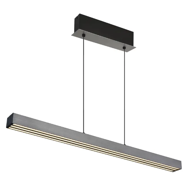 Image du produit Suspension Ethan, aluminium foncé à intensité variable
