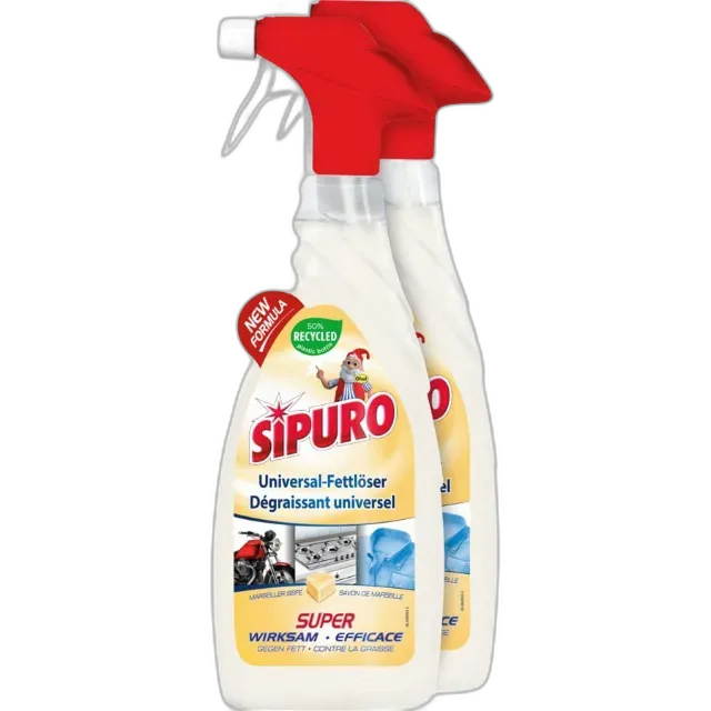 Image du produit Sipuro Dégraissant Universel 2 x 650 ml