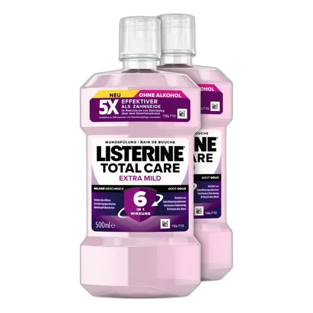 Immagine del prodotto Listerine Collutorio Total Care Extra Mild 2 x 500 ml
