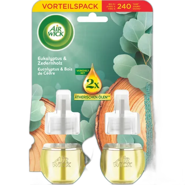 Immagine del prodotto Airwick Ricarica per tappo di profumo Eucalipto + Cedro 2 x 19 ml